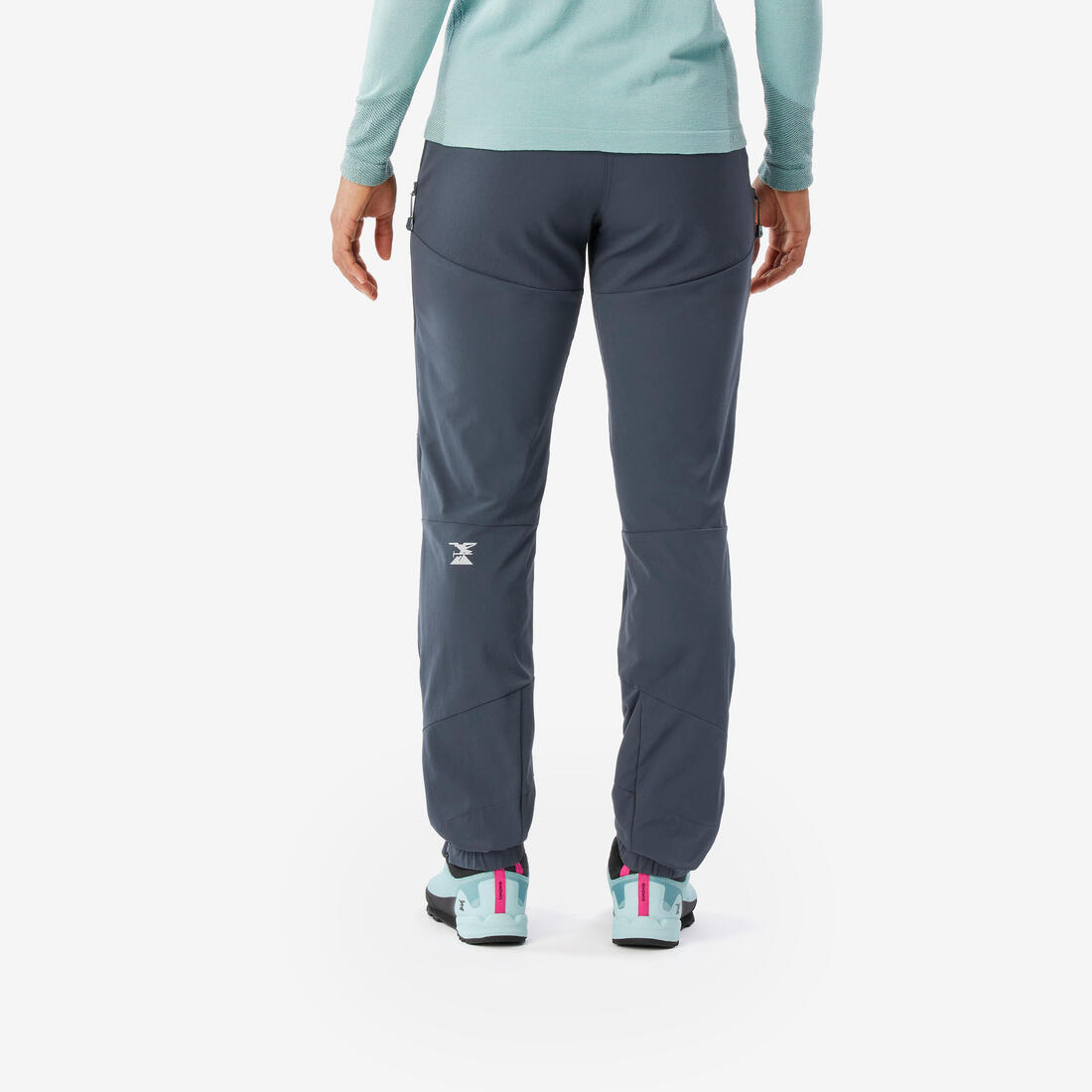 Pantalon alpinisme léger femme, Light evo gris foncé
