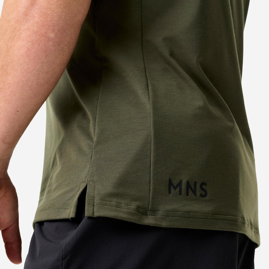 T-shirt de sport léger et extensible homme, noir et