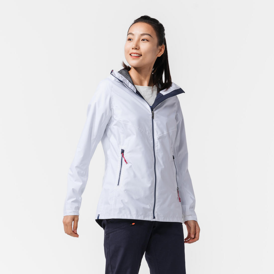 Veste imperméable de voile - veste de pluie sailing 100 femme