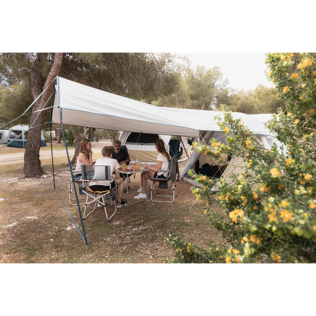 Auvent de camping - arpenaz fresh - 6 personnes