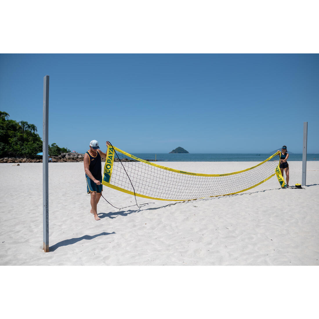 Filet de beach-volley aux dimensions officielles bvn900