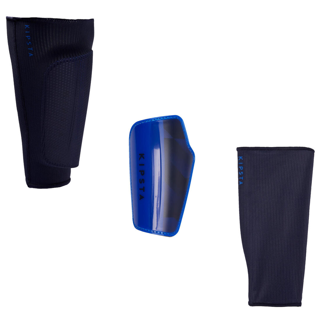 Protège-tibias de football adulte F500 VIRALTO bleu