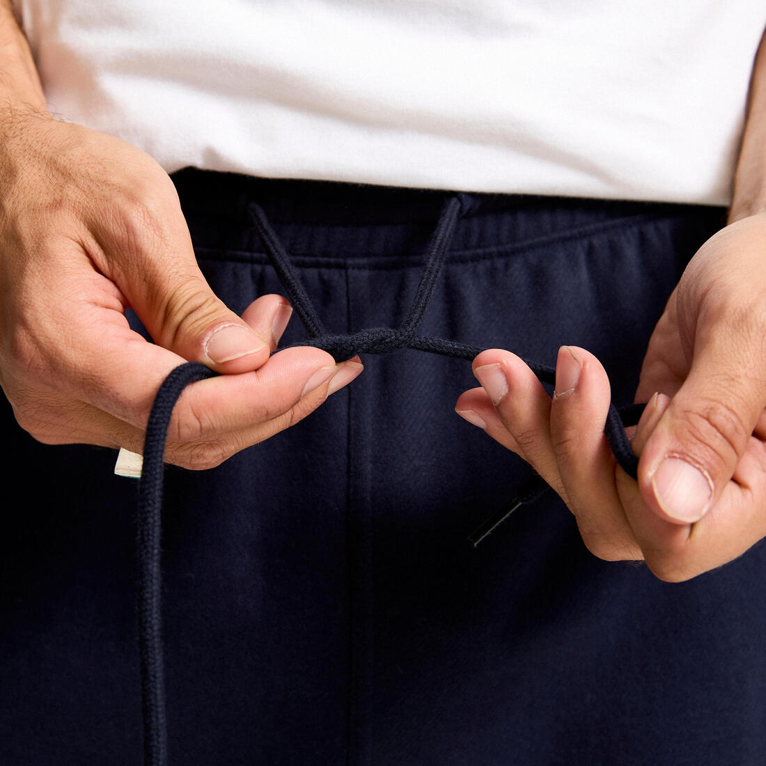 Short de fitness en molleton avec poches homme