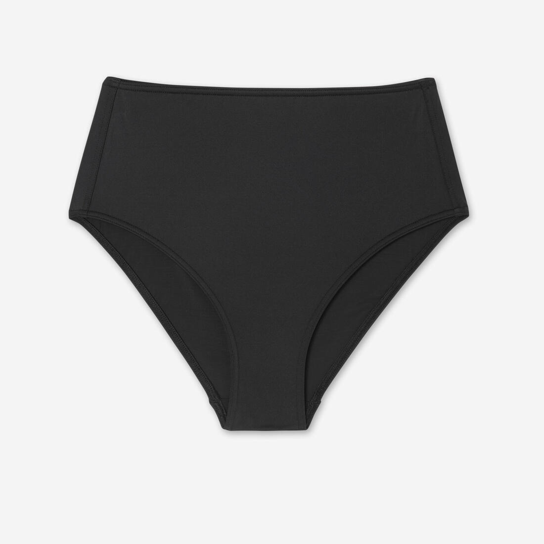 Bas de maillot de bain de surf femme taille haute romi noire