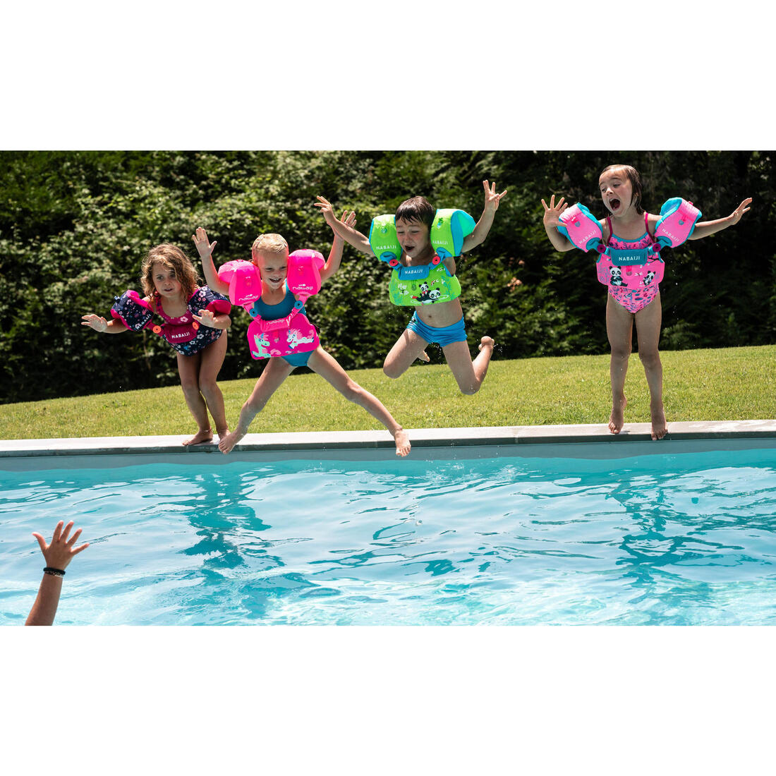 Maillot de bain 1 pièce bébé fille bleu