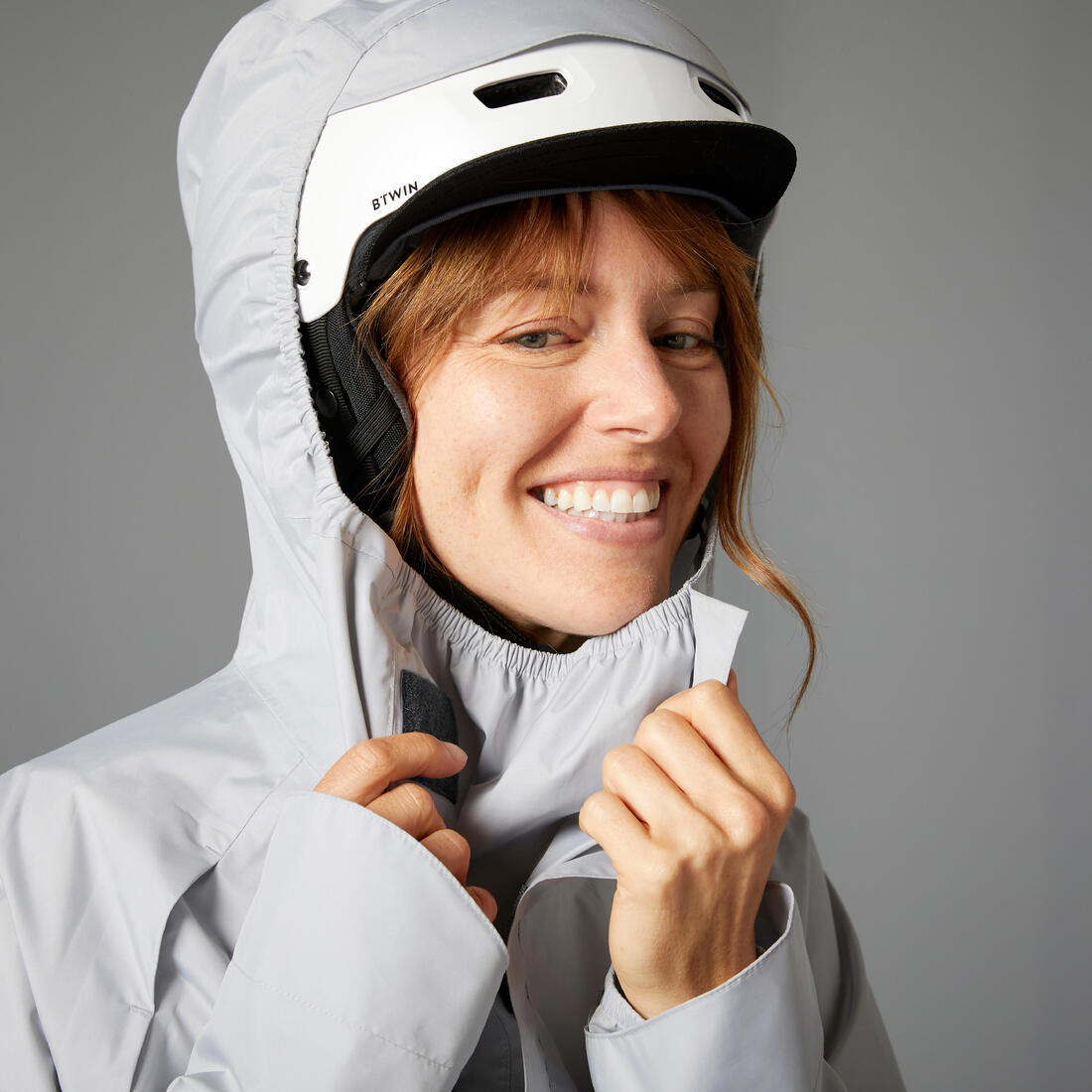 Poncho pluie vélo ville, visibilité de nuit, 540
