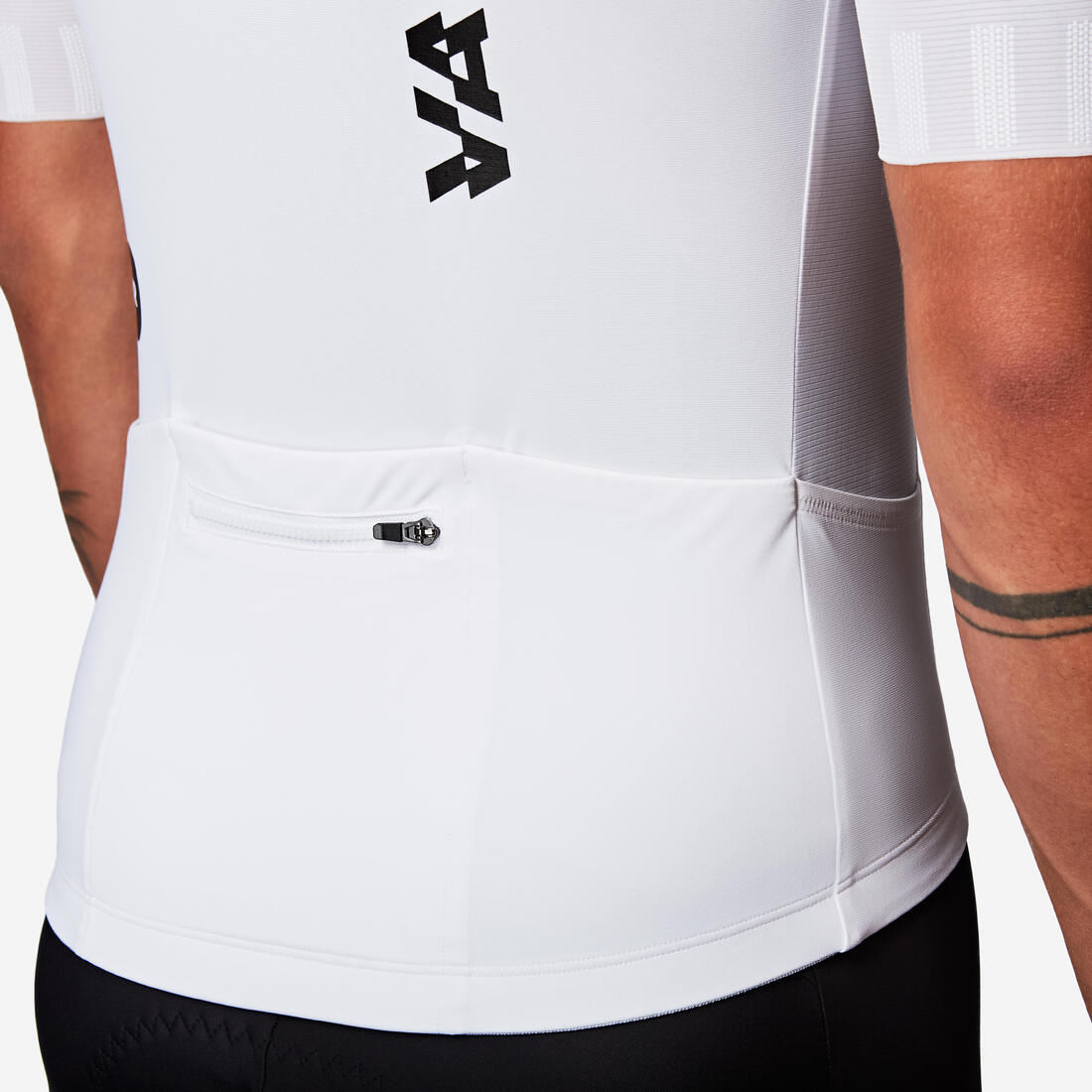 Maillot manches courtes de vélo de route très ajusté unisexe - RCR-R 2