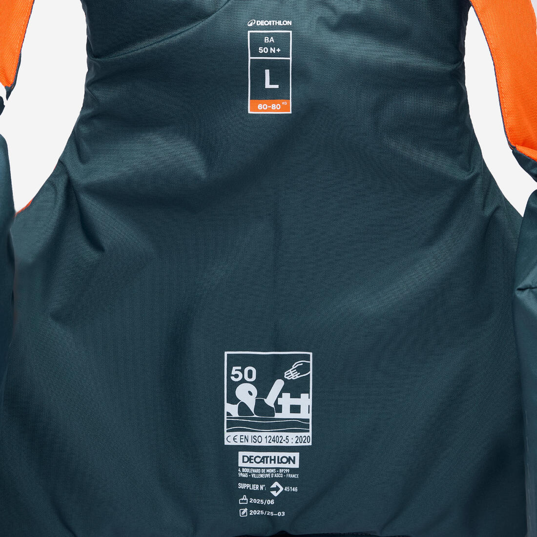 Gilet aide à la flottabilité 50n+ kayak stand up paddle dériveur