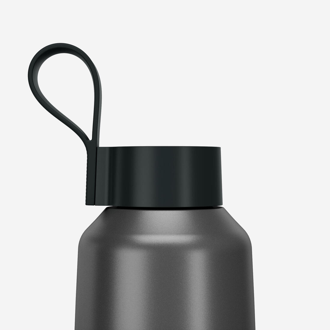 Gourde inox 1L avec bouchon à vis, composée à 75% d'acier recyclé