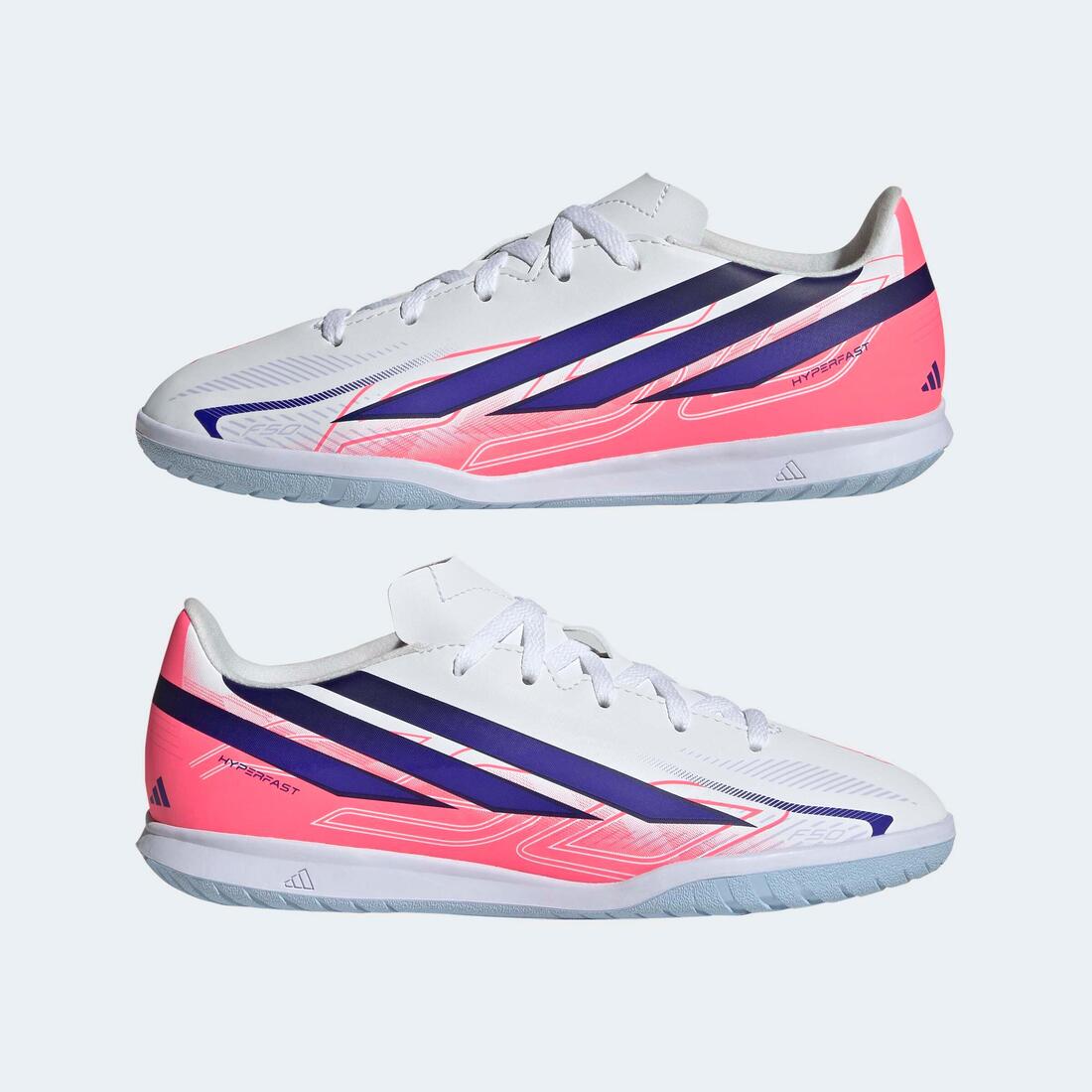 adidas F50 Sala Club Futsal Chaussure Enfant Blanc/Violet
