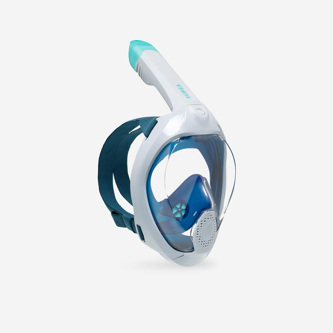 Masque snorkeling surface easybreath + avec valve acoustique > 10 ans - jungl