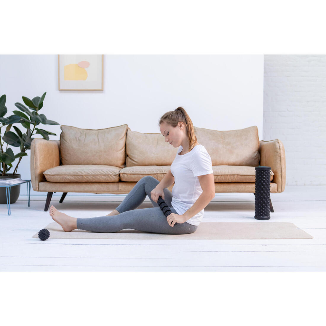 Kit de massage : rouleau, balle et stick de massage