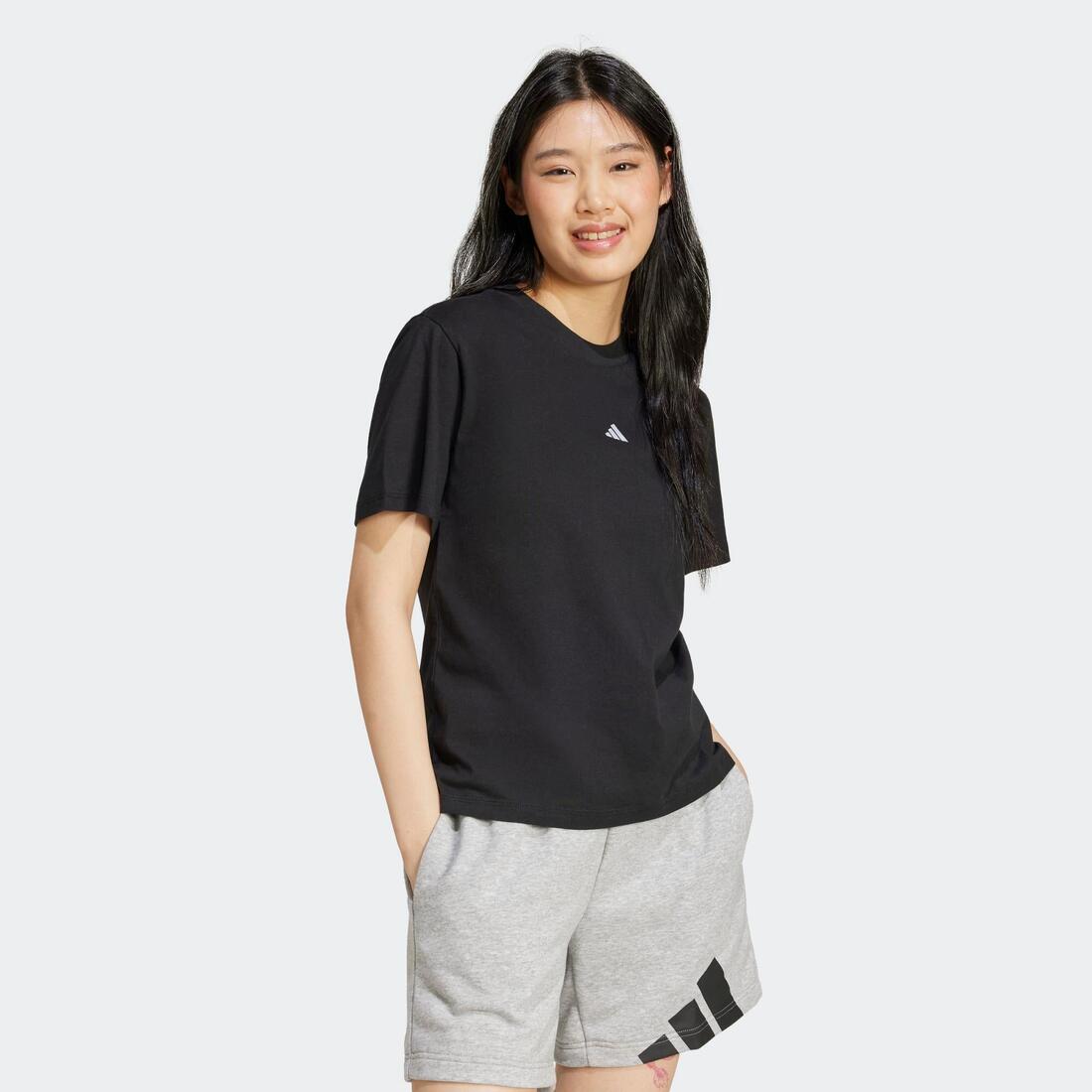 T-shirt de fitness en coton femme
