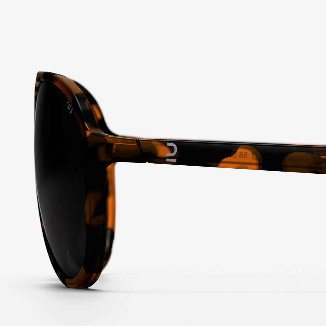Lunettes de soleil randonnée - MH120A - adulte - catégorie 3 noires