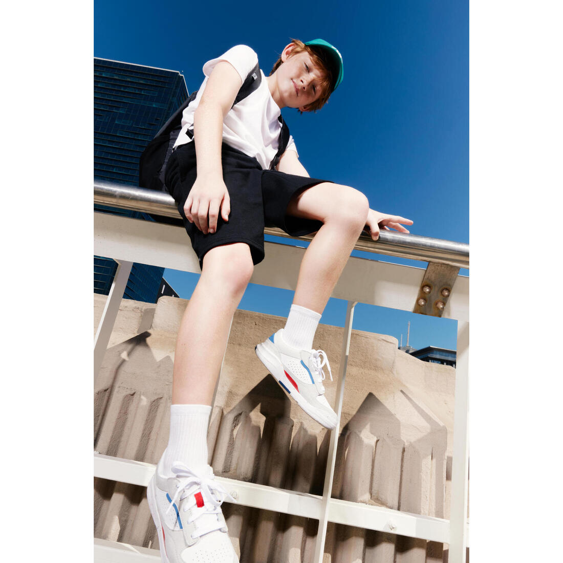 Short multisport coton enfant mixte