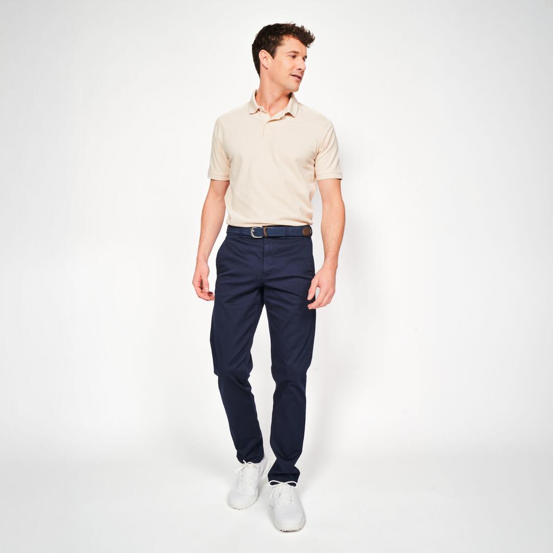 Polo de golf en coton polyester manches courtes homme, MW500