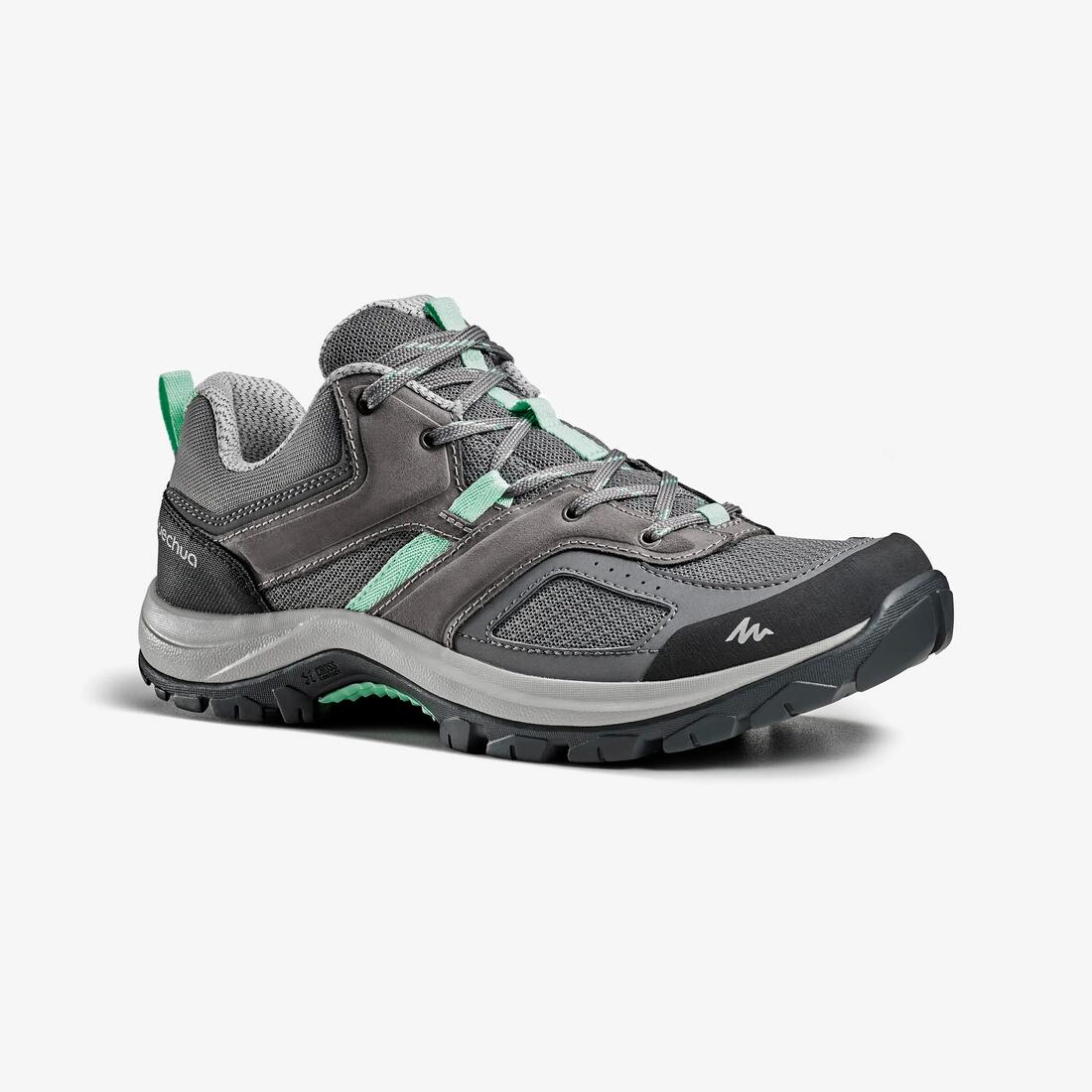 Chaussures de randonnée femme, MH100 gris