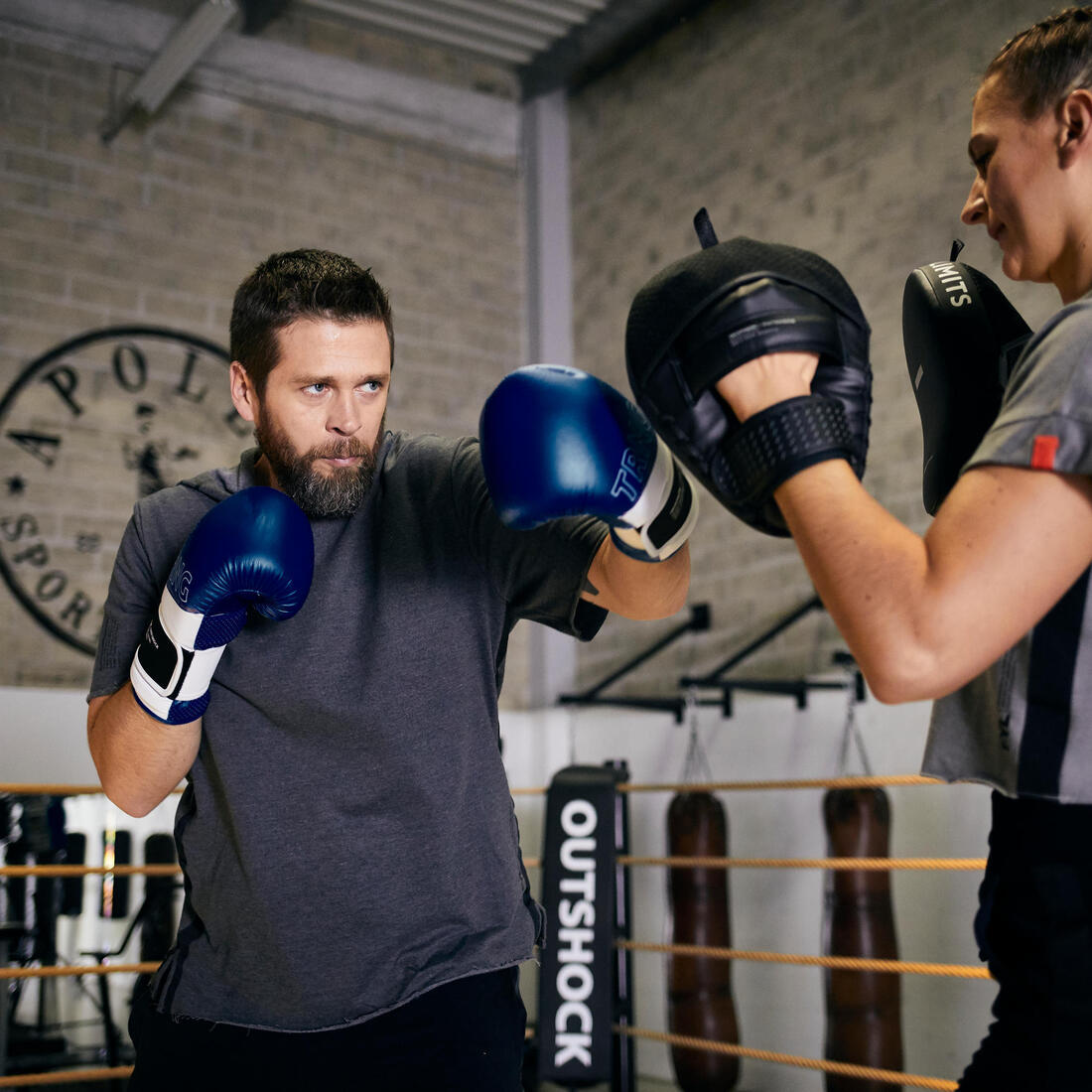 GANTS DE BOXE 120 NOIRS, GANTS D'ENTRAINEMENT
