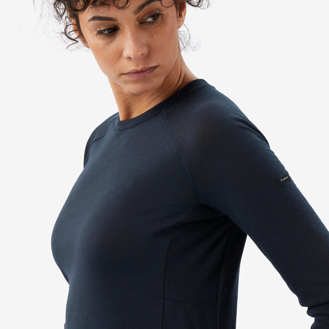 T-shirt manches longues en laine mérinos femme, Merino Resist