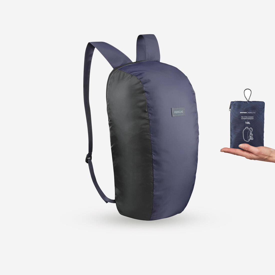 Sac à dos de poche pliable 10L, Travel 100