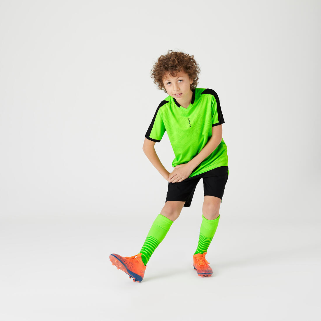 Chaussettes de football rayée enfant viralto club jr marine