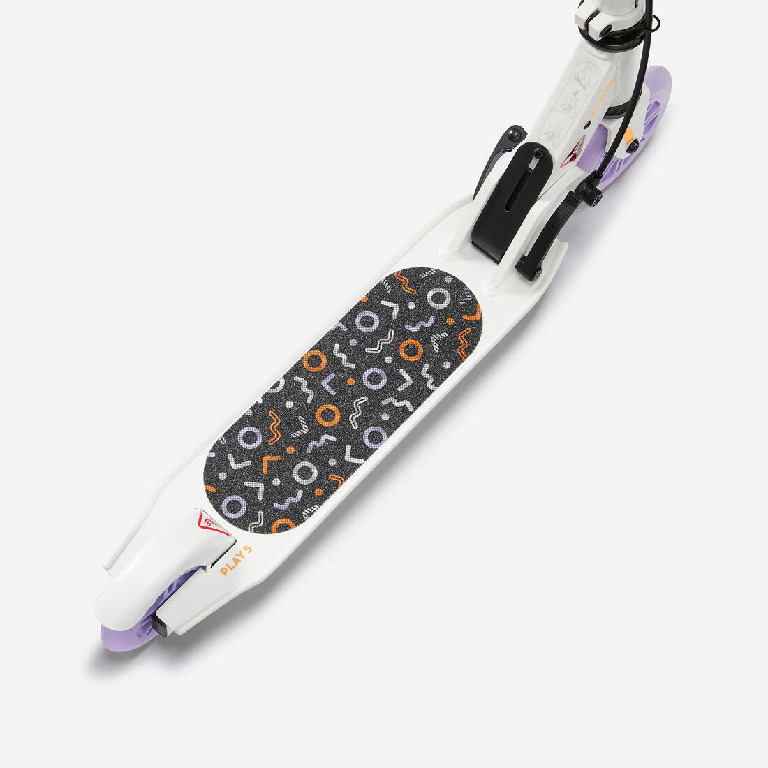 Trottinette enfant play 5 avec frein - Blanche Violette