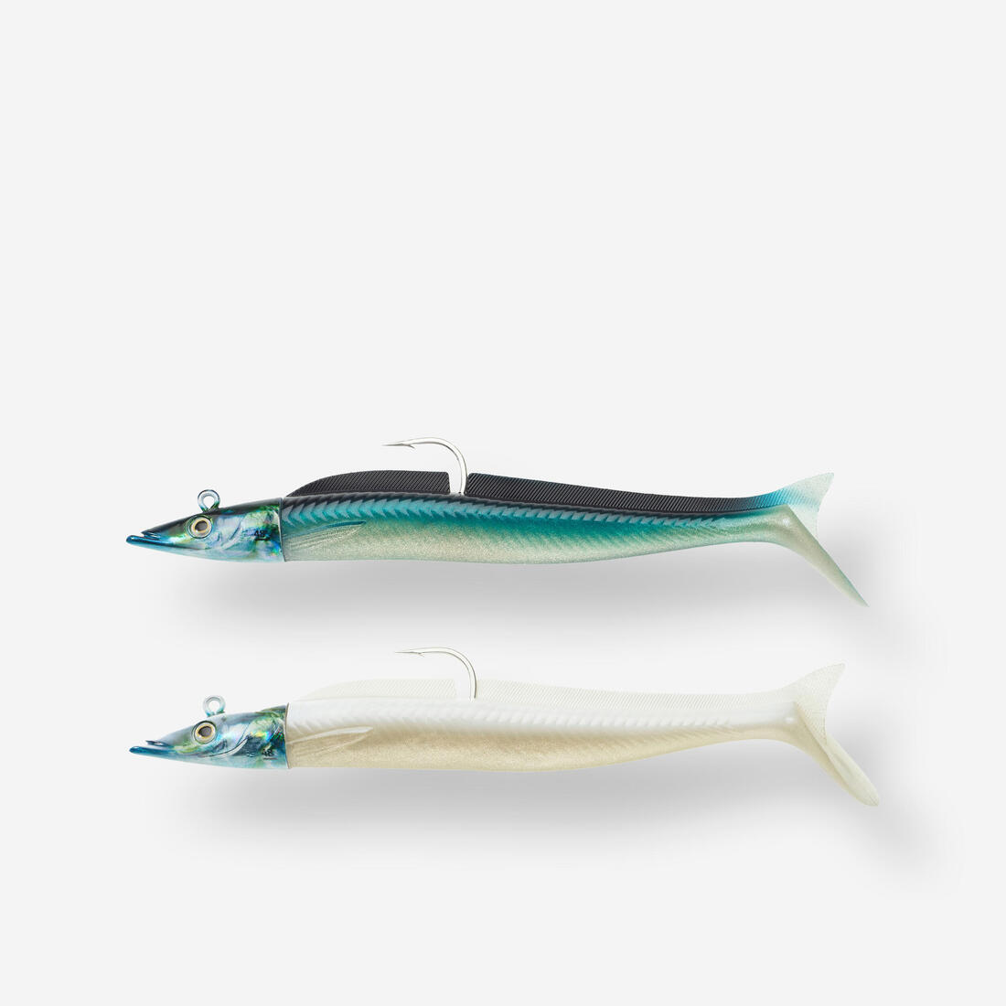 COMBO leurres souples shad lançon EELO 200 48gr FLUO