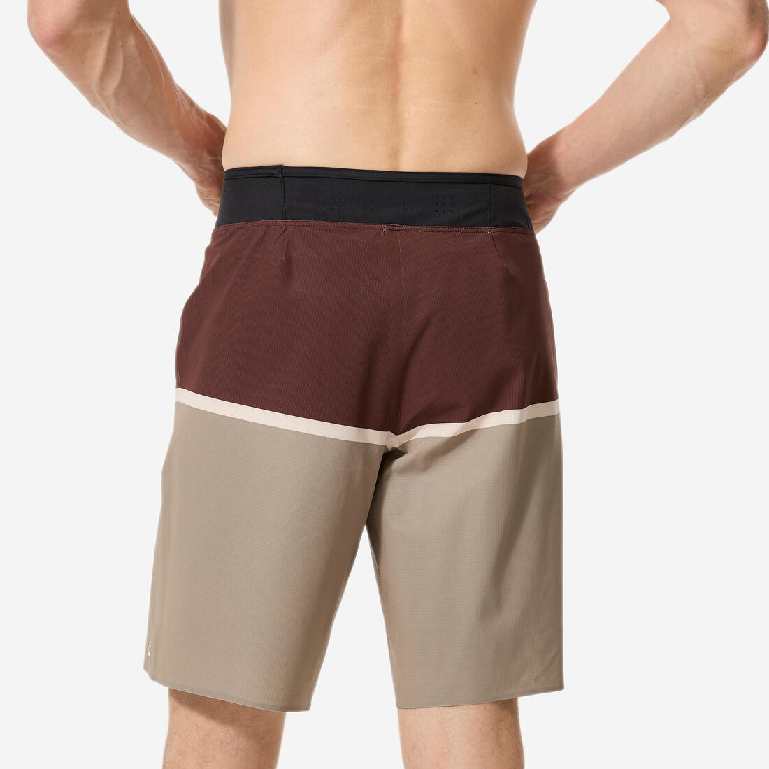 Boardshort surf short de bain long 20" homme, 900 Super dude bi-color