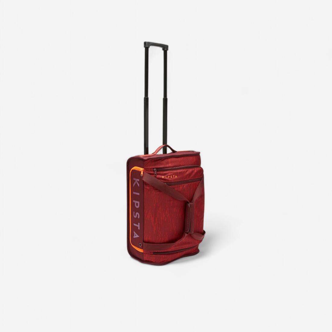 Valise 30L à roulettes - sac de voyage transport cabine - ESSENTIAL noire