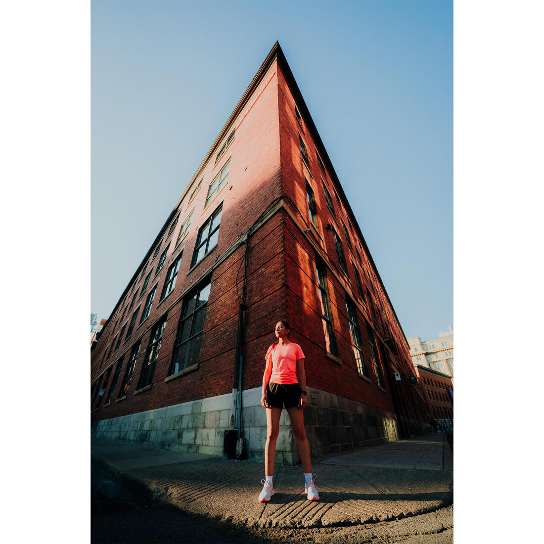 T-shirt running & trail sans couture femme - kiprun run 500 confort slim