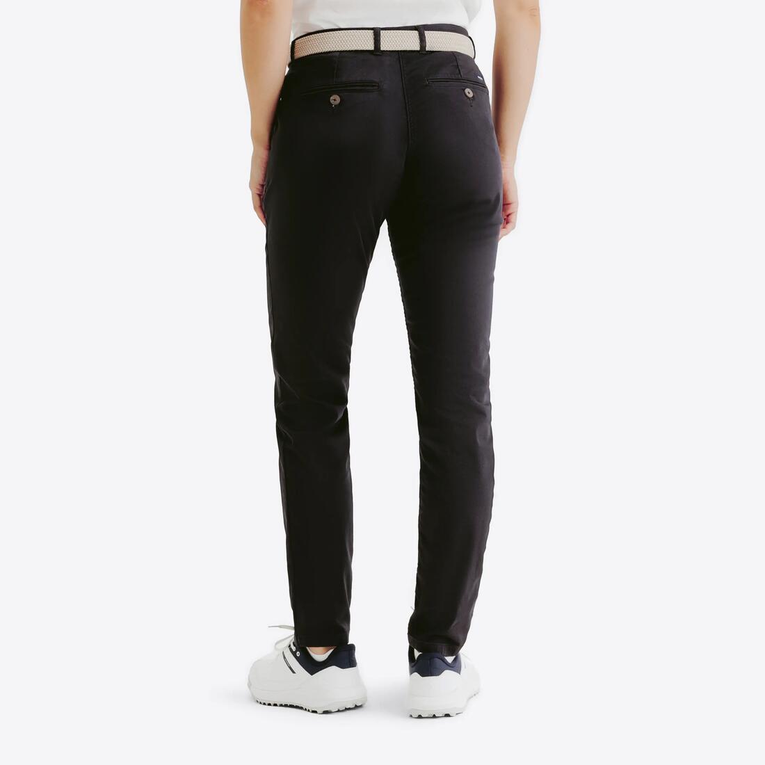 Pantalon chino de golf coton femme, MW500