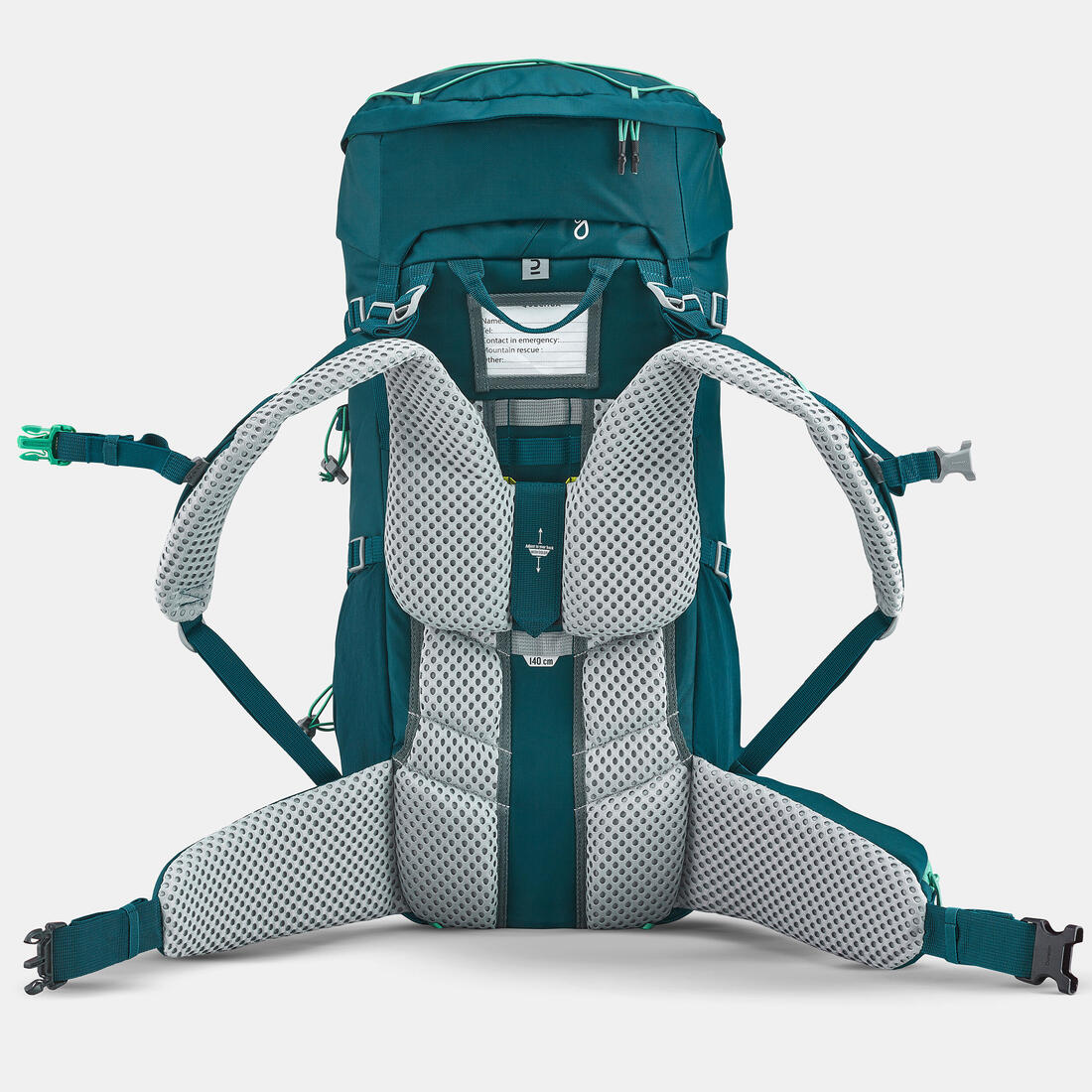 Sac à dos de randonnée 40+10L confortable et ventilé enfant, MH900