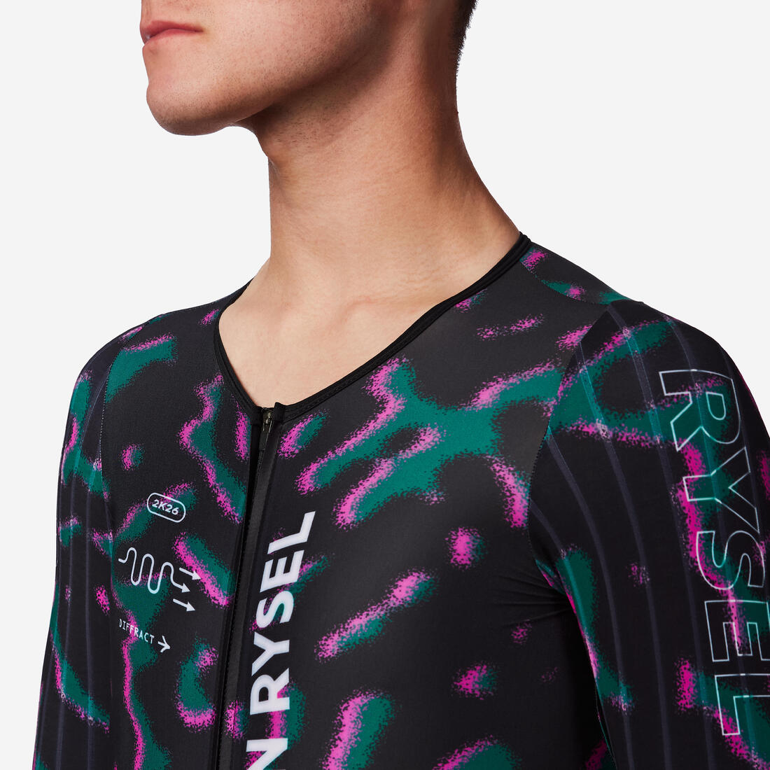 Combinaison de vélo de route aéro homme, RCR-F noir