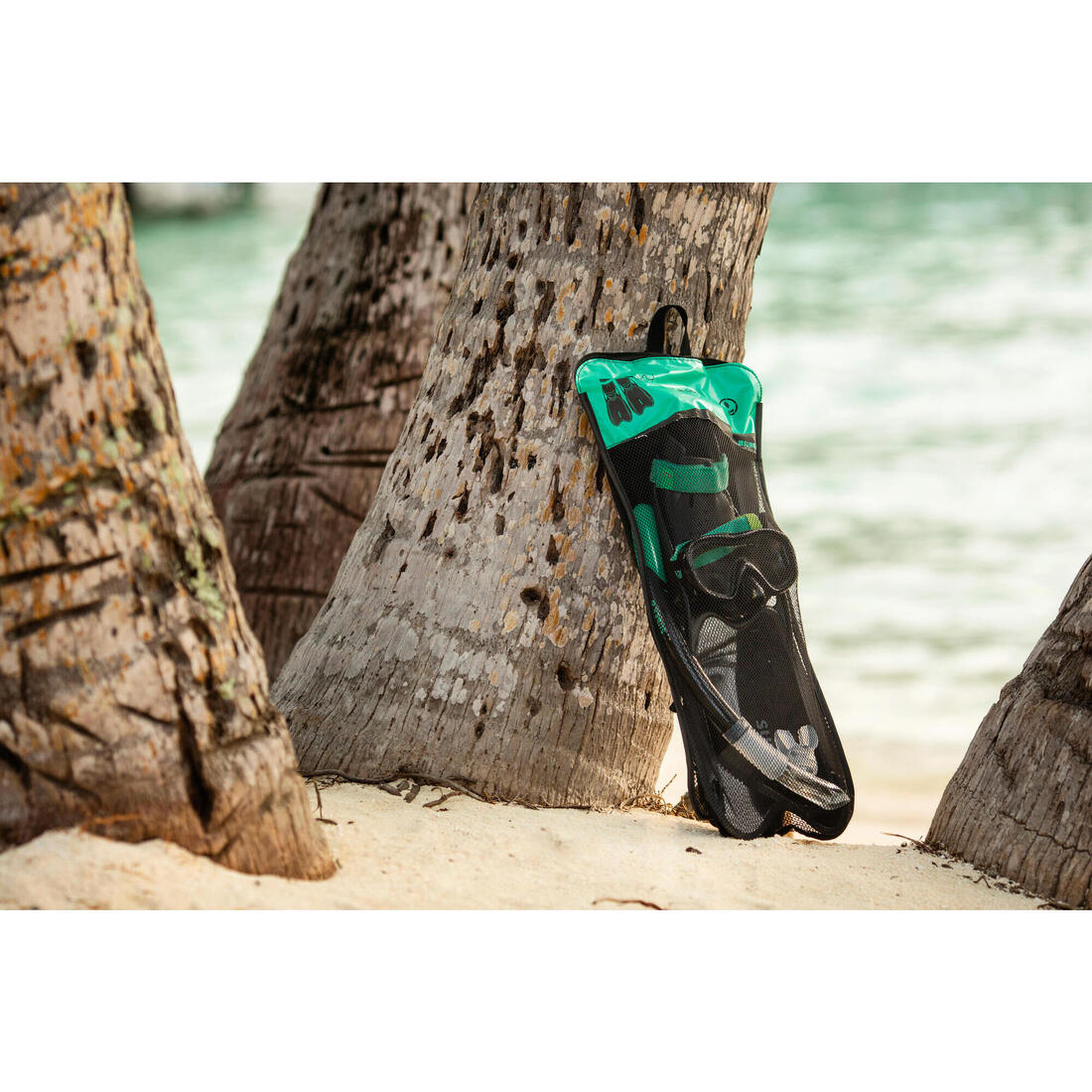 Kit de snorkeling R'Gomoove Adulte noir vert