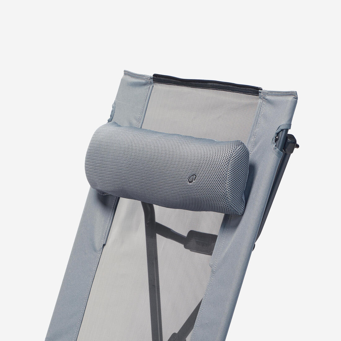 Fauteuil long de camping relax, pliant et matelassé, avec appuie tête