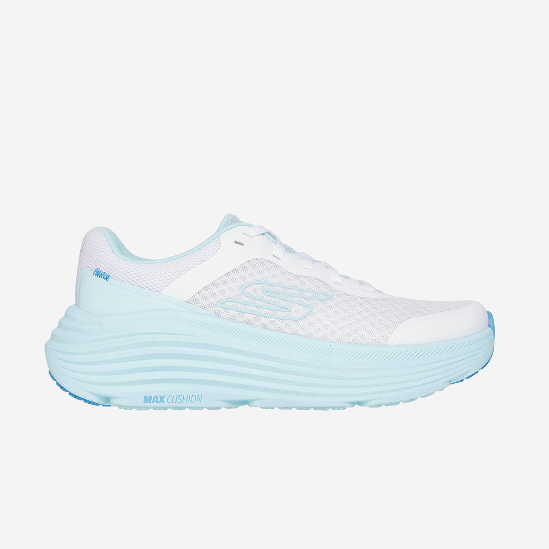 Basket femme, Skechers Max cushioning, bleu