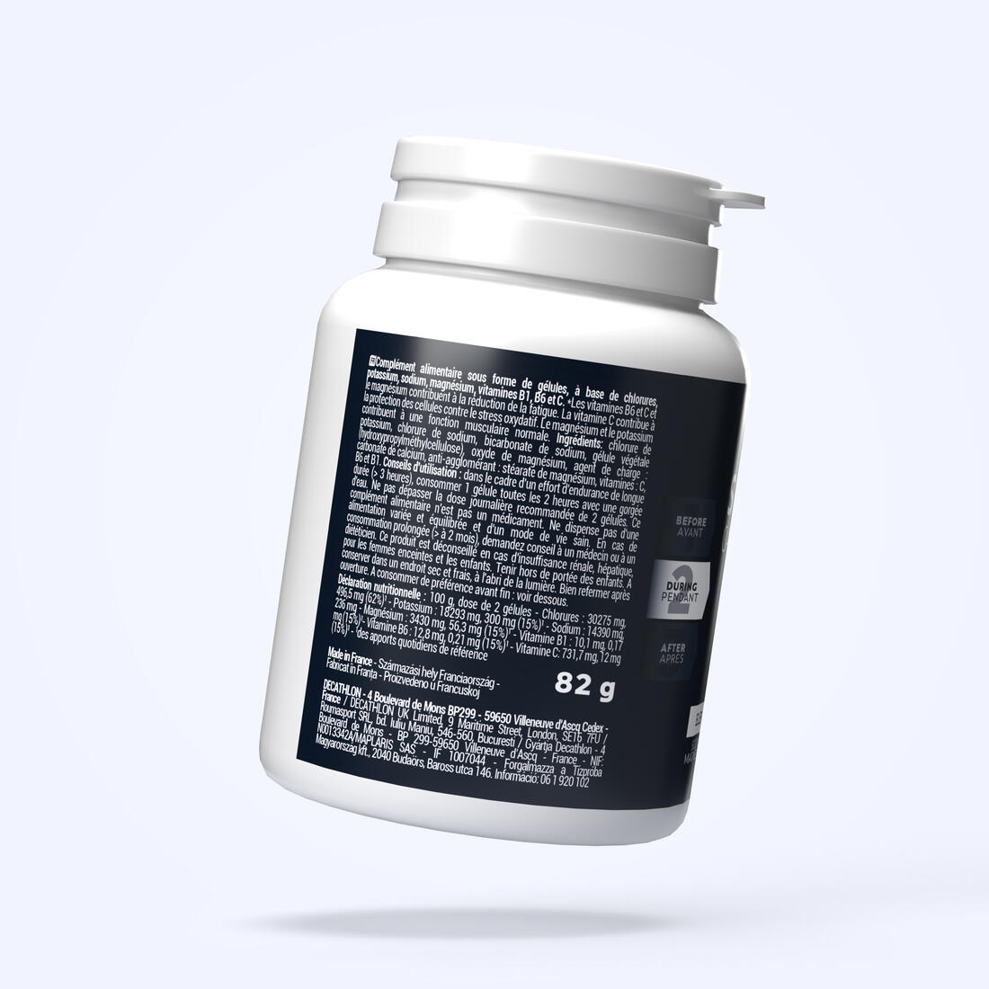 Capsules de sel + de 3h, x100