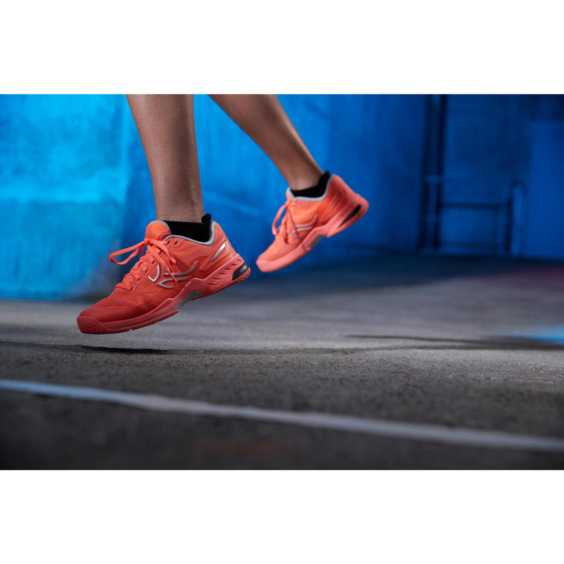 CHAUSSURES DE TENNIS FEMME TS990 CORAIL
