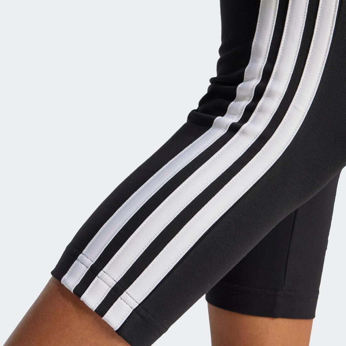 Legging de fitness en coton pour femme, noir
