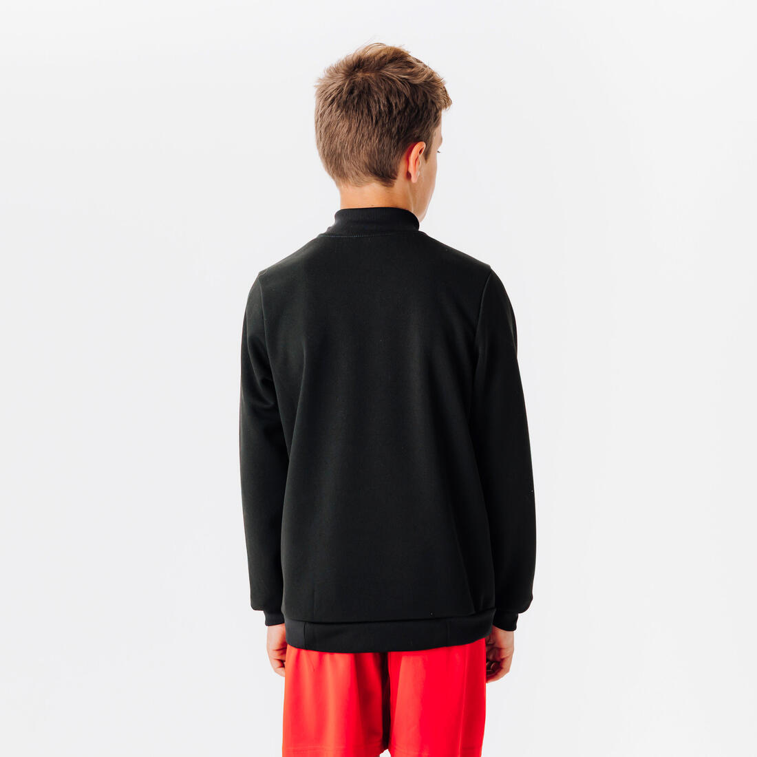 Veste de football d'entrainement essential noire et grise