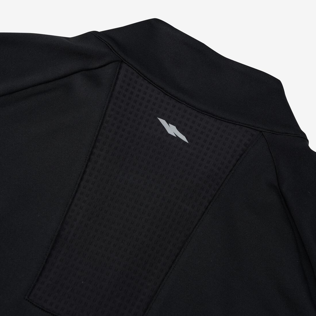 T-shirt manches longues demi zip chaud Homme, Kiprun run 500 warm