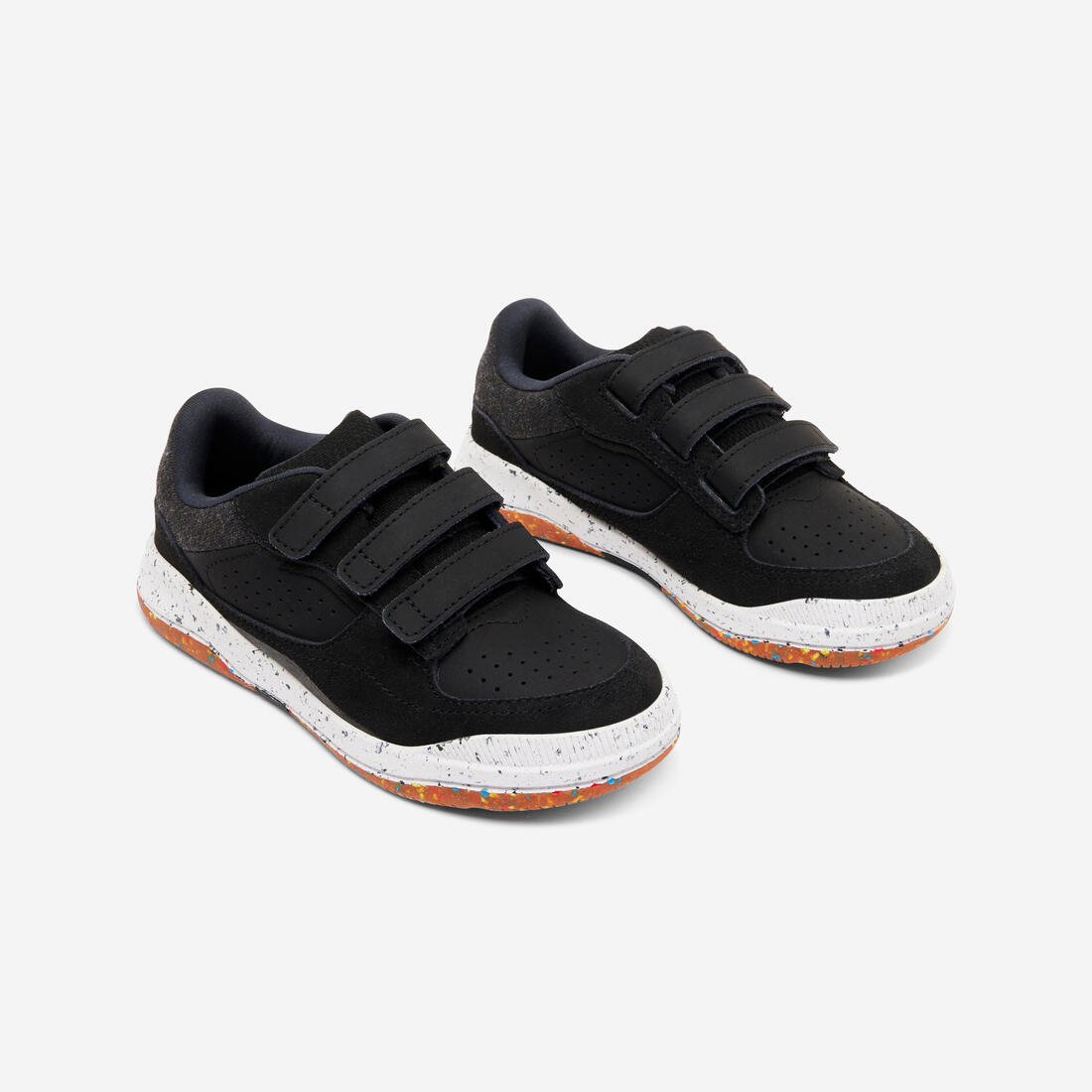 Chaussures de sport à scratch résistantes en cuir enfant, Playventure city