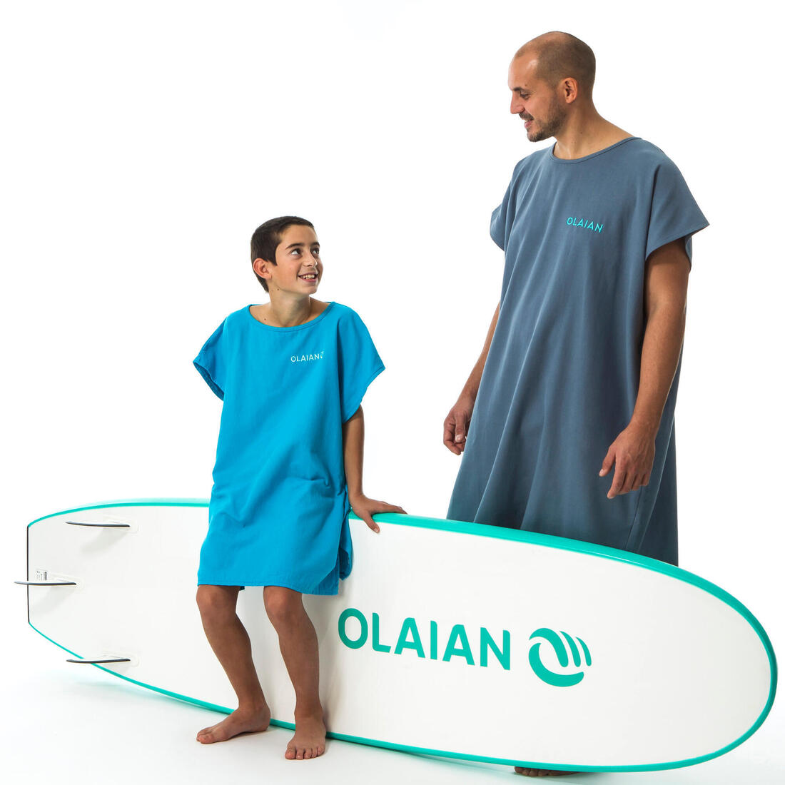 Poncho surf Enfant - 100 bleu