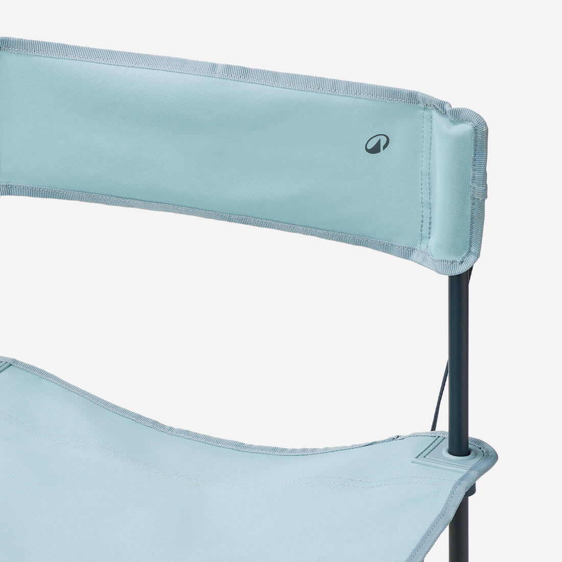 Chaise de camping pliante bleue