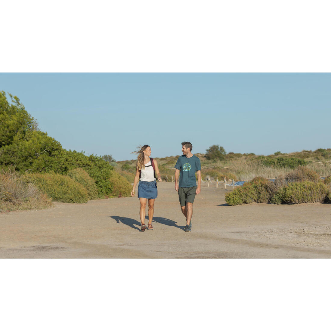 Jupe short de randonnée - nh500 - femme