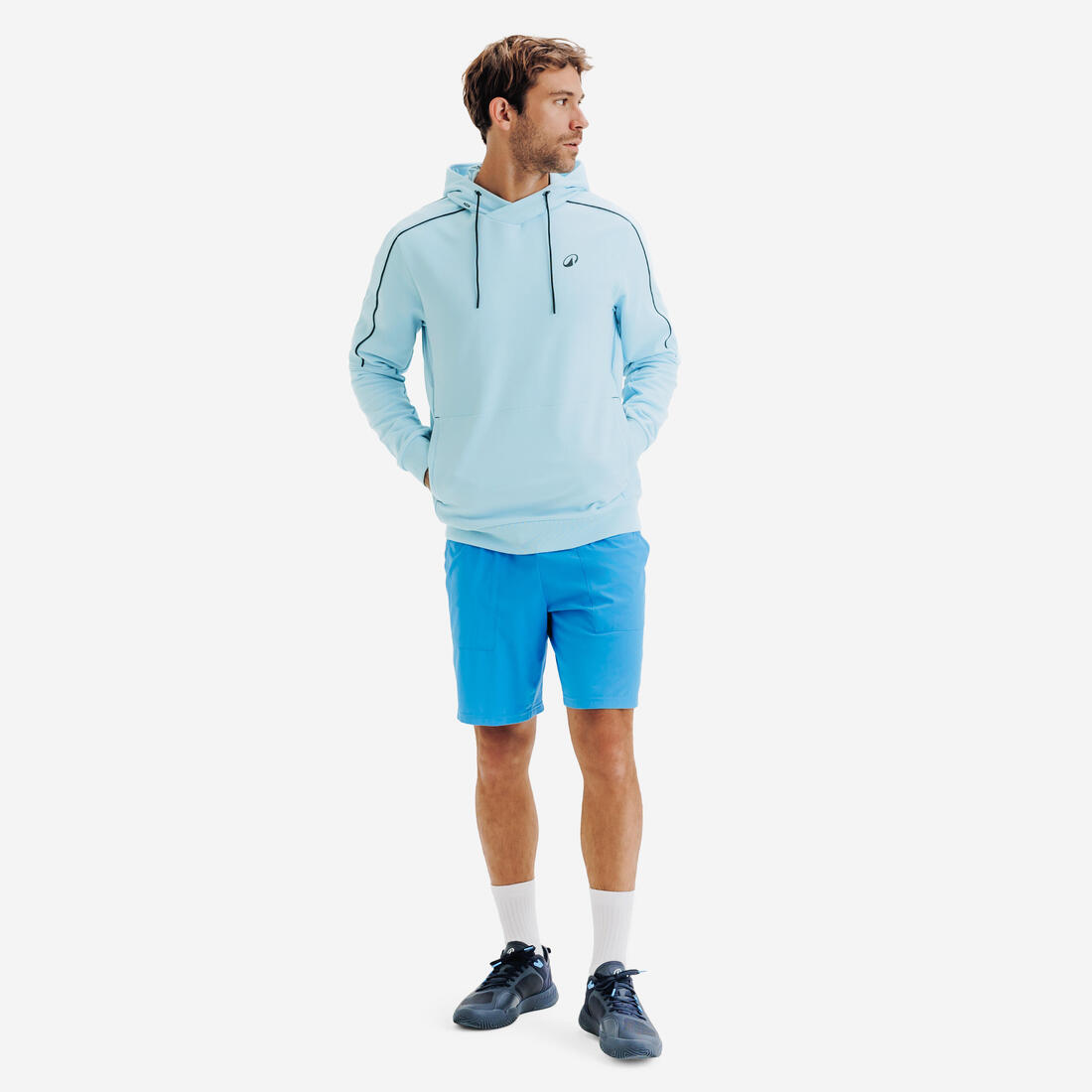 Sweat à capuche de Tennis Homme - Soft blanc cassé