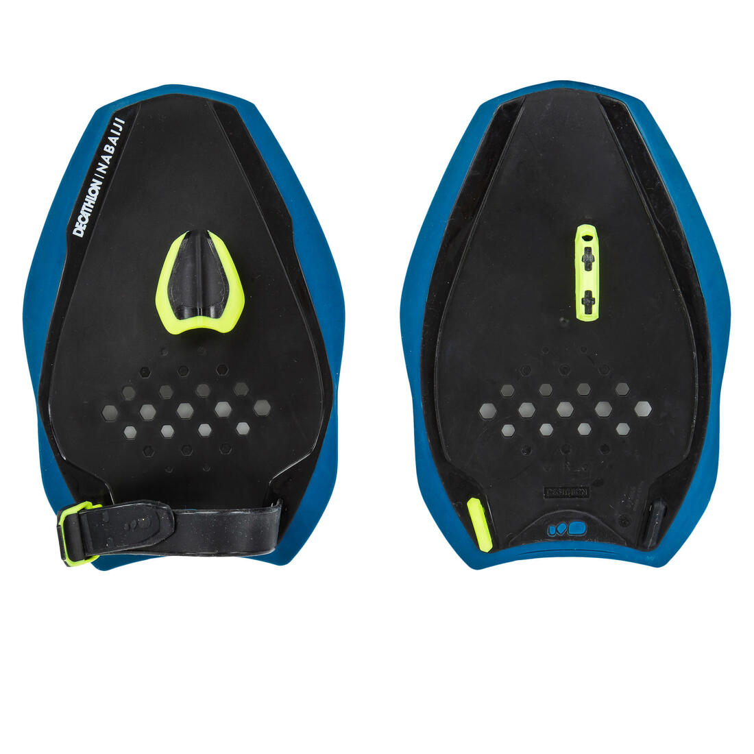 Plaquettes de natation quick-in 500 taille s bleu jaune