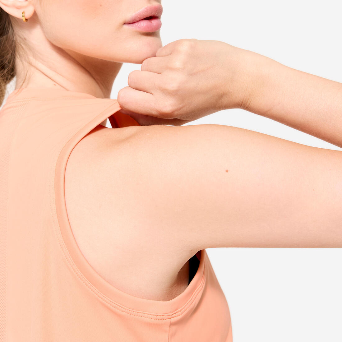 Débardeur de fitness coupe droite femme