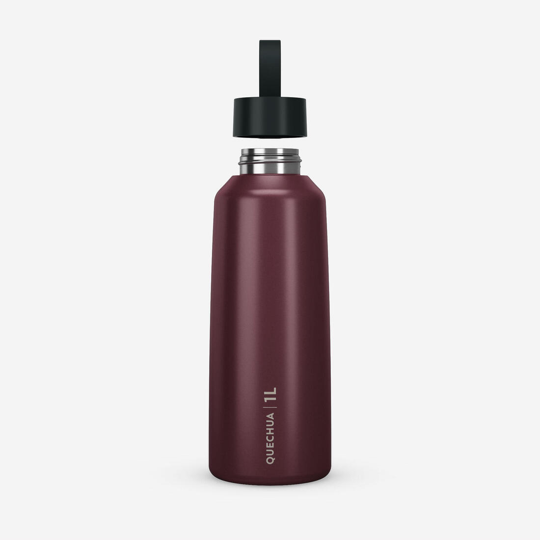 Gourde 100 inox 1l avec bouchon à vis pour la randonnée