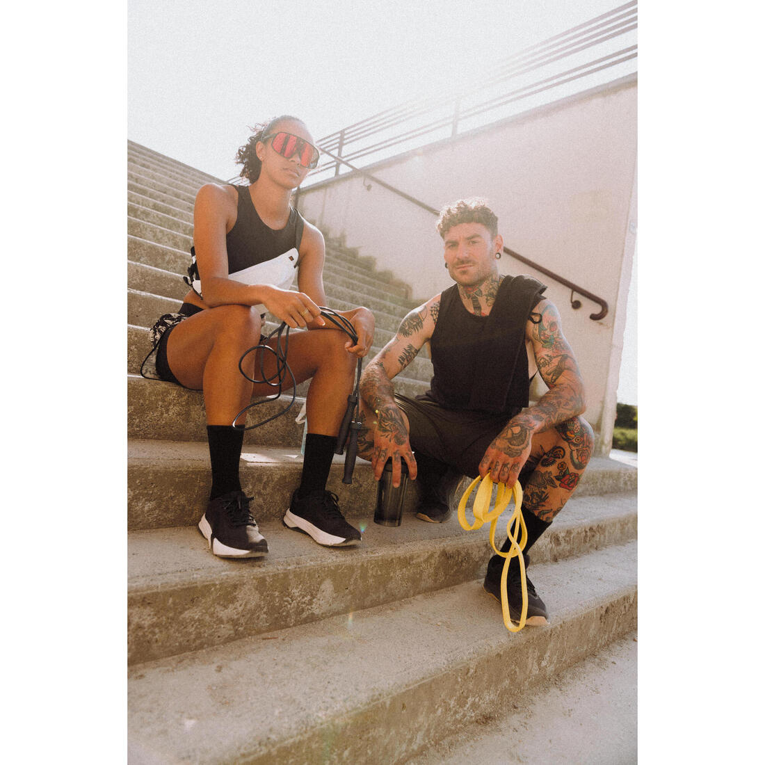 Chaussures de fitness et training flexibilité et stabilité, femme, Energy